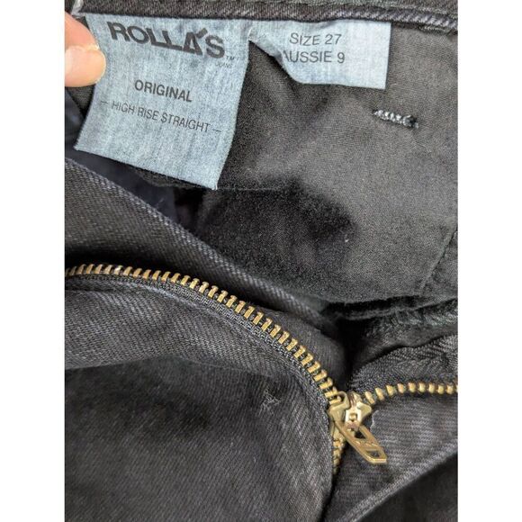 Rolla's High-rise straight jeans size 27 - Picture 3 of 6